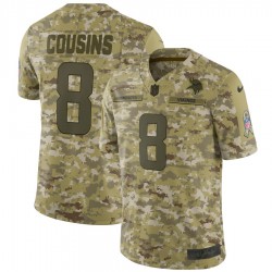 NFL Minnesota Vikings Kirk Cousins 8 Nike Salute to Service Jersey