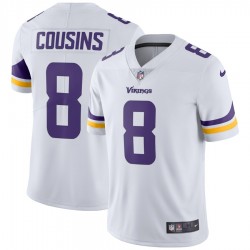 NFL Minnesota Vikings Kirk Cousins 8 Nike White Jersey