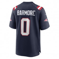 NFL New England Patriots Christian Barmore Nike Navy 2021 Draft Jersey