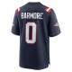 NFL New England Patriots Christian Barmore Nike Navy 2021 Draft Jersey