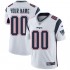 NFL New England Patriots Custom White Jersey