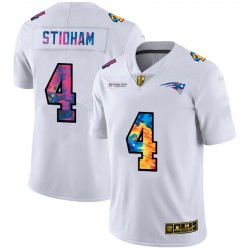 NFL New England Patriots Jarrett Stidham 4 Nike 2020 Multicolor White Jersey