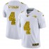 NFL New England Patriots Jarrett Stidham 4 Nike Flocked Leopard Print White Jersey