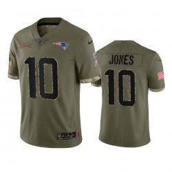 NFL New England Patriots Mac Jones 10 Nike 2022 Salute to Service Jersey