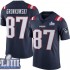 NFL New England Patriots Rob Gronkowski 87 Nike Blue 2019 Super Bowl LIII Jersey