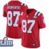 NFL New England Patriots Rob Gronkowski 87 Nike Red 2019 Super Bowl LIII Jersey