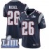 NFL New England Patriots Sony Michel 26 Nike Blue II 2019 Super Bowl LIII Jersey