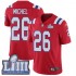 NFL New England Patriots Sony Michel 26 Nike Red 2019 Super Bowl LIII Jersey
