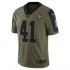 NFL New Orleans Saints Alvin Kamara 41 Nike 2021 Salute to Service Jersey