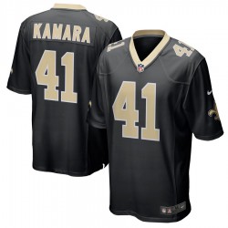 NFL New Orleans Saints Alvin Kamara 41 Nike Black Jersey