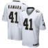NFL New Orleans Saints Alvin Kamara 41 Nike White Jersey