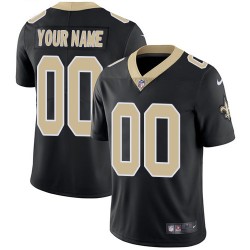 NFL New Orleans Saints Custom Black Jersey