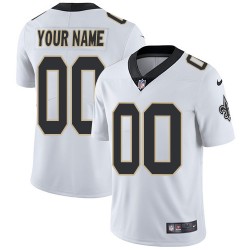 NFL New Orleans Saints Custom White Jersey