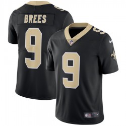 NFL New Orleans Saints Drew Brees 9 Nike Black Jersey