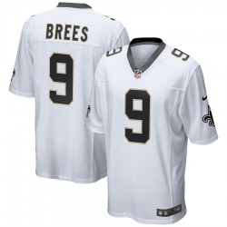 NFL New Orleans Saints Drew Brees 9 Nike White Jersey
