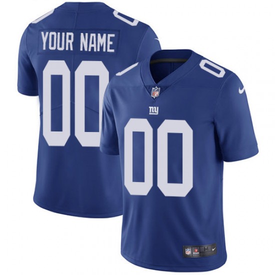 NFL New York Giants Custom Blue Jersey