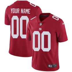 NFL New York Giants Custom Red Jersey