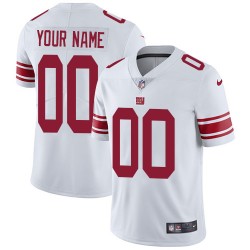 NFL New York Giants Custom White Jersey