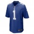 NFL New York Giants Kadarius Toney 1 Nike Royal 2021 Draft Jersey