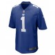 NFL New York Giants Kadarius Toney 1 Nike Royal 2021 Draft Jersey