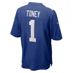 NFL New York Giants Kadarius Toney 1 Nike Royal 2021 Draft Jersey
