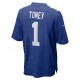 NFL New York Giants Kadarius Toney 1 Nike Royal 2021 Draft Jersey