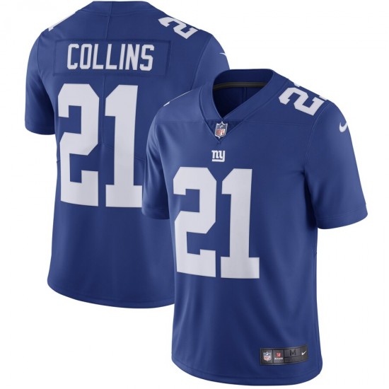 NFL New York Giants Landon Collins 21 Nike Blue Jersey