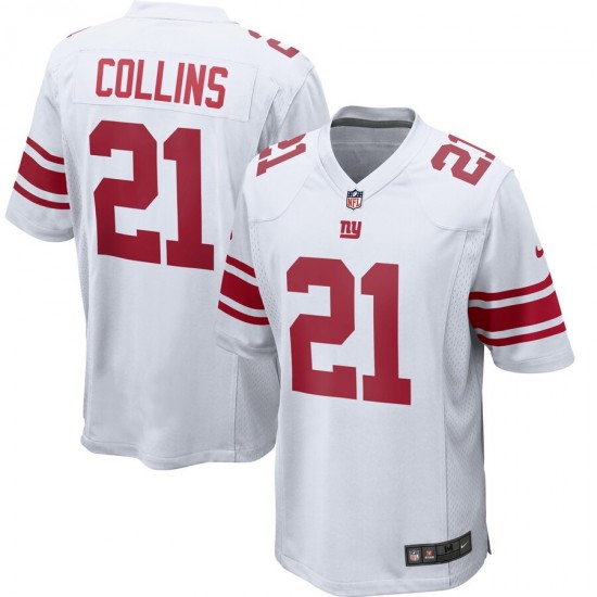 NFL New York Giants Landon Collins 21 Nike White Jersey
