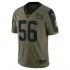NFL New York Giants Lawrence Taylor 56 Nike 2021 Salute to Service Jersey