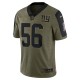 NFL New York Giants Lawrence Taylor 56 Nike 2021 Salute to Service Jersey