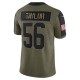 NFL New York Giants Lawrence Taylor 56 Nike 2021 Salute to Service Jersey
