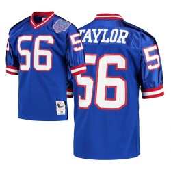 NFL New York Giants Lawrence Taylor 56 Nike Royal 1990 Throwback Jersey