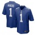 NFL New York Giants Malik Nabers Nike Royal 2024 Draft Jersey