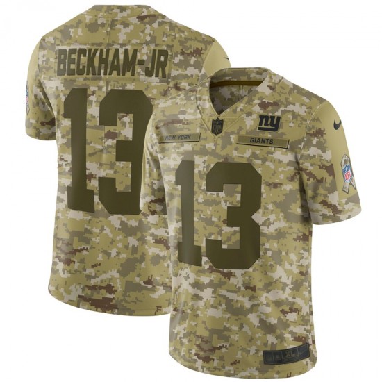 NFL New York Giants Odell Beckham Jr 13 Nike Salute to Service Jersey