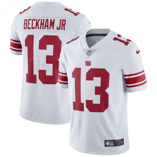 NFL New York Giants Odell Beckham Jr 13 Nike White Jersey