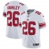 NFL New York Giants Saquon Barkley 26 Nike White Jersey