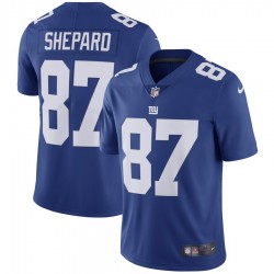 NFL New York Giants Sterling Shepard 87 Nike Blue Jersey