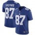 NFL New York Giants Sterling Shepard 87 Nike Blue Jersey