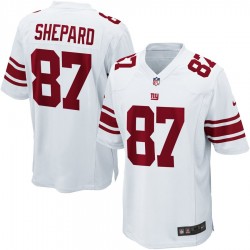 NFL New York Giants Sterling Shepard 87 Nike White Jersey