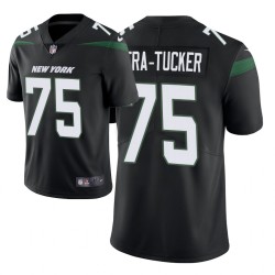 NFL New York Jets Alijah Vera-Tucker 75 Nike Black 2021 Draft Jersey