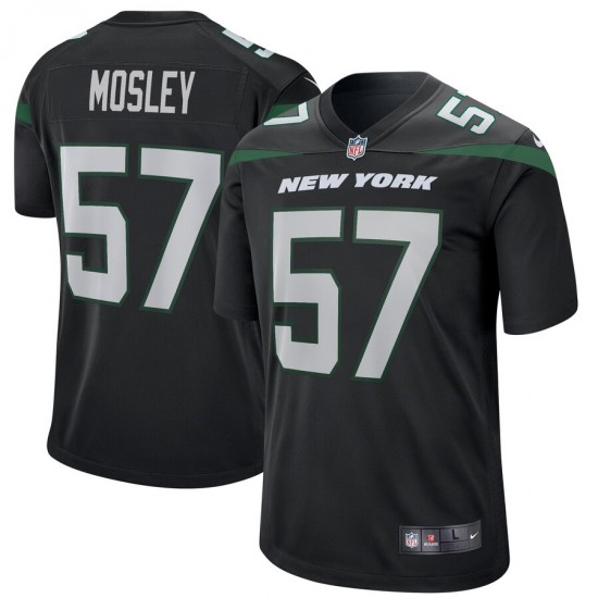 NFL New York Jets C.J. Mosley 57 Nike Black Jersey
