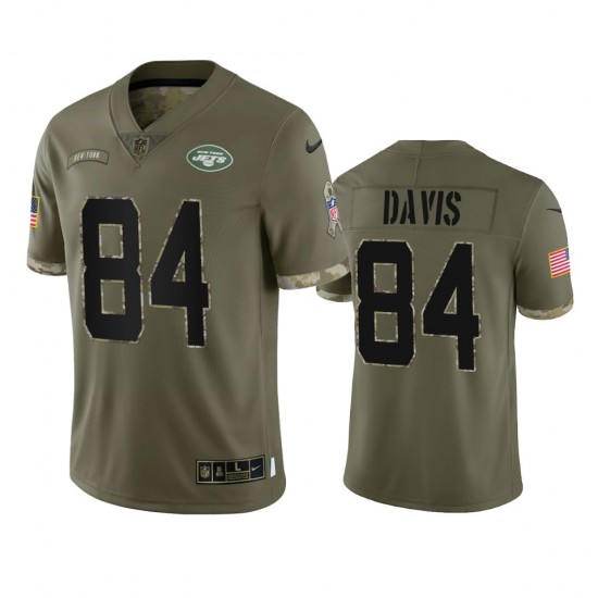 NFL New York Jets Corey Davis 84 Nike 2022 Salute to Service Jersey