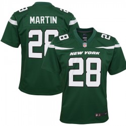 NFL New York Jets Curtis Martin 28 Nike Green Jersey