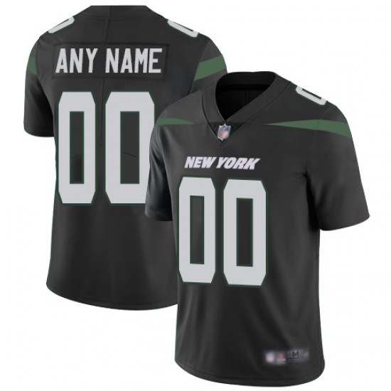 NFL New York Jets Custom Nike Black Jersey