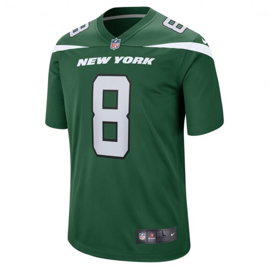 NFL New York Jets Elijah Moore 8 Nike Green 2021 Draft Jersey