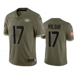 NFL New York Jets Garrett Wilson 17 Nike 2022 Salute to Service Jersey
