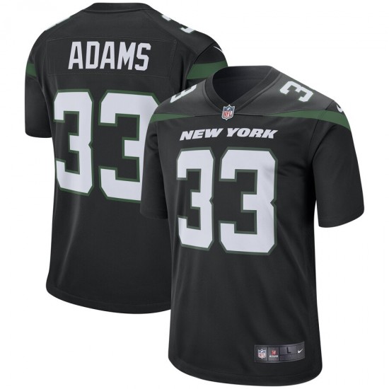NFL New York Jets Jamal Adams 33 Nike Black Jersey