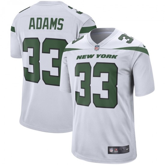 NFL New York Jets Jamal Adams 33 Nike White Jersey