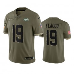 NFL New York Jets Joe Flacco 19 Nike 2022 Salute to Service Jersey