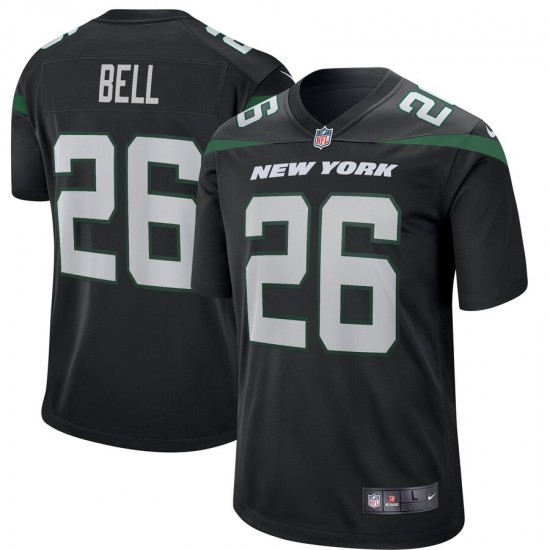NFL New York Jets Le'Veon Bell 26 Nike Black Jersey